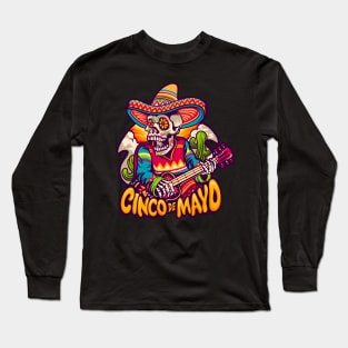 Celebration Skull Long Sleeve T-Shirt